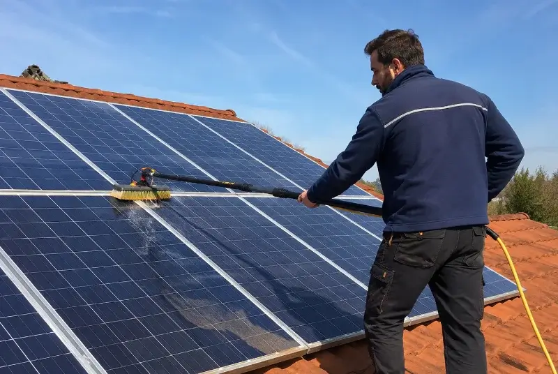Nettoyage et entretien de panneaux solaires à Orignolles